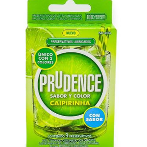 PRESERVATIVO PRUDENCE CAIPIRINHA X 3