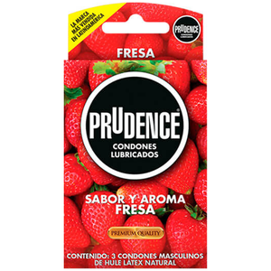 PRESERVATIVO PRUDENCE FRUTILLA 3X