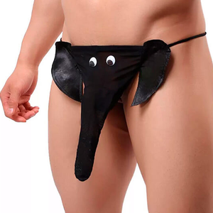 BX21 TANGA SALVAJE ANIMAL PRINT NEGRO