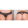 T44 TANGA CINTAS NEGRO