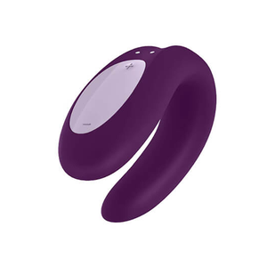 SATISFYER DOUBLE JOY MORADO